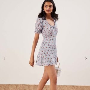 Reformation Page Dress in “Petunia”